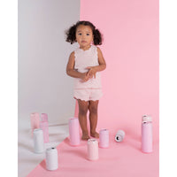 Coco Blanc Smoky Rose Baby Girl Linen Set