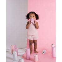 Coco Blanc Smoky Rose Baby Girl Linen Set