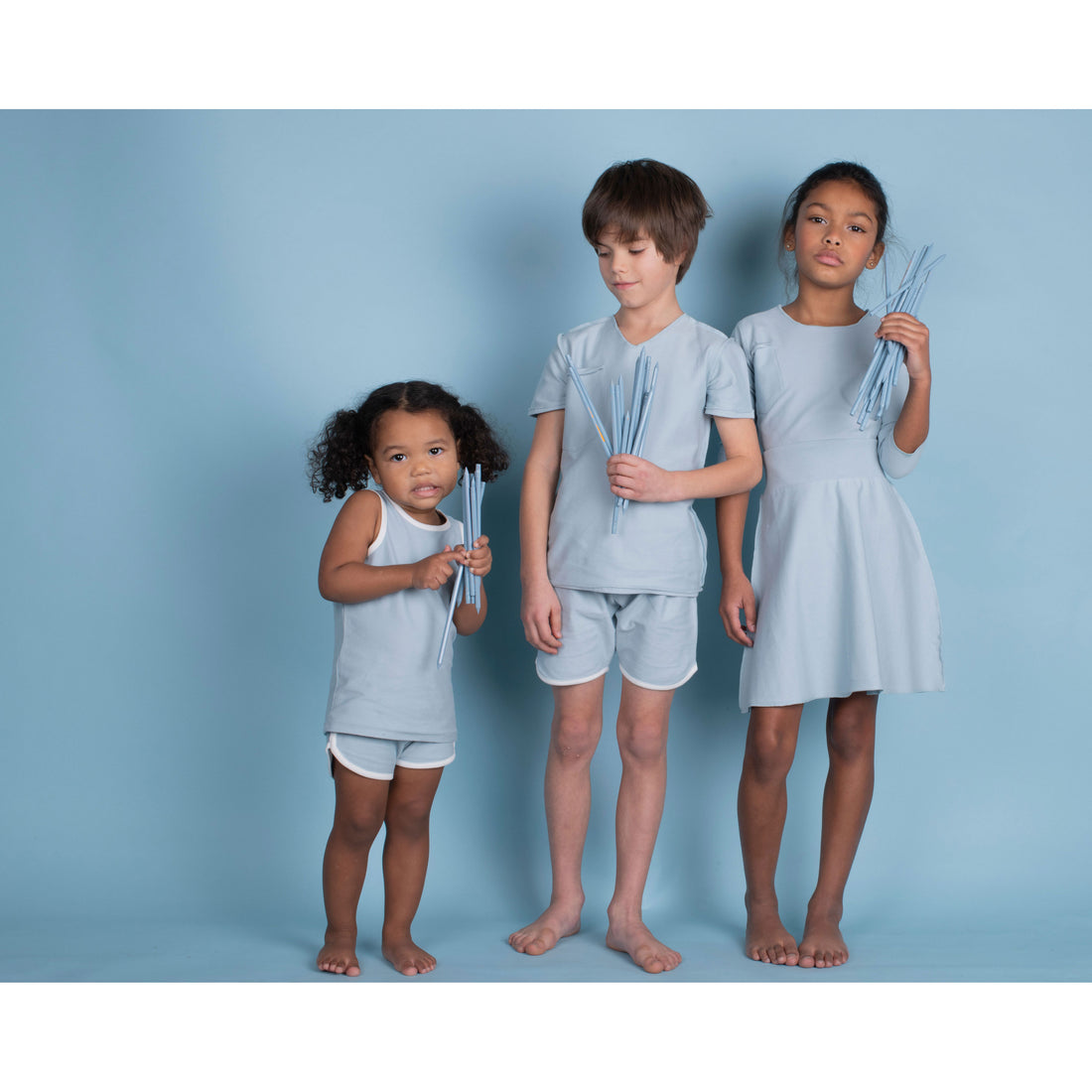 Coco Blanc Pale Blue French Terry Tee