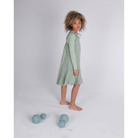 Coco Blanc Sage Green Linen Jumper