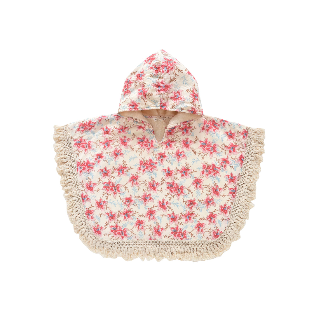 Louise Misha Raspberry Flowers Mael Beach Cape