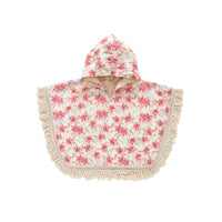 Louise Misha Raspberry Flowers Mael Beach Cape
