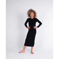 Coco Blanc Black Long Sleeve Tee