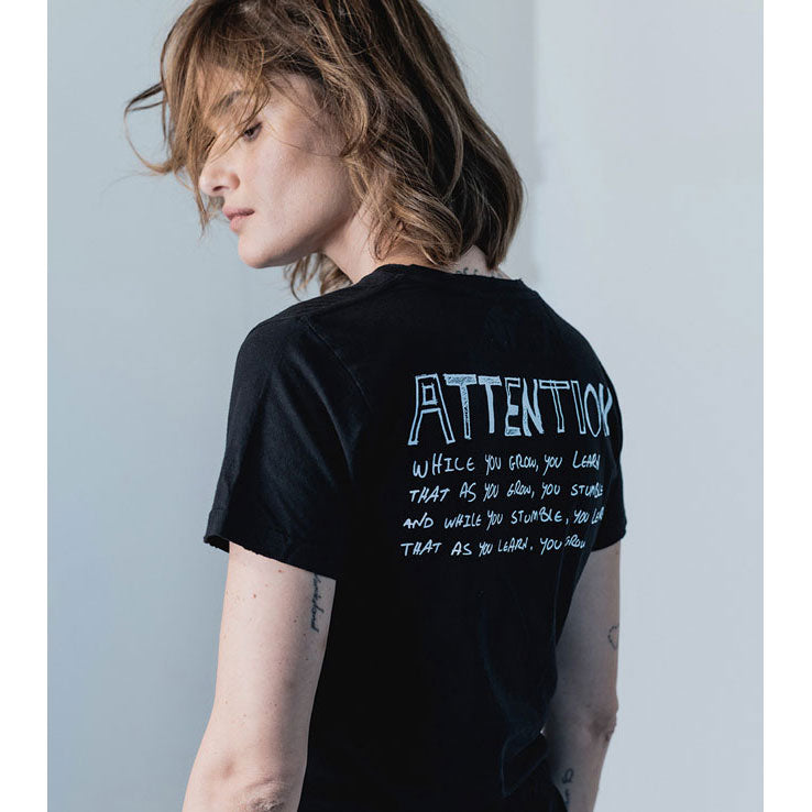 Nununu Black Adult Attention T-Shirt