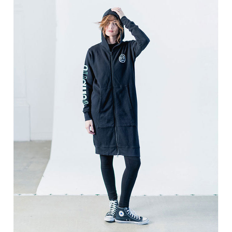 Nununu Black Womens Mega Zip Hoodie