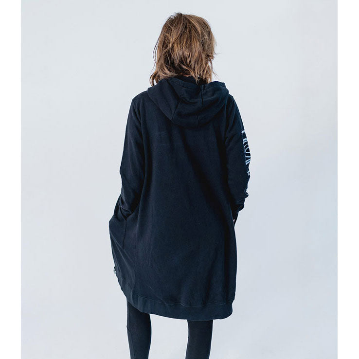 Nununu Black Womens Mega Zip Hoodie