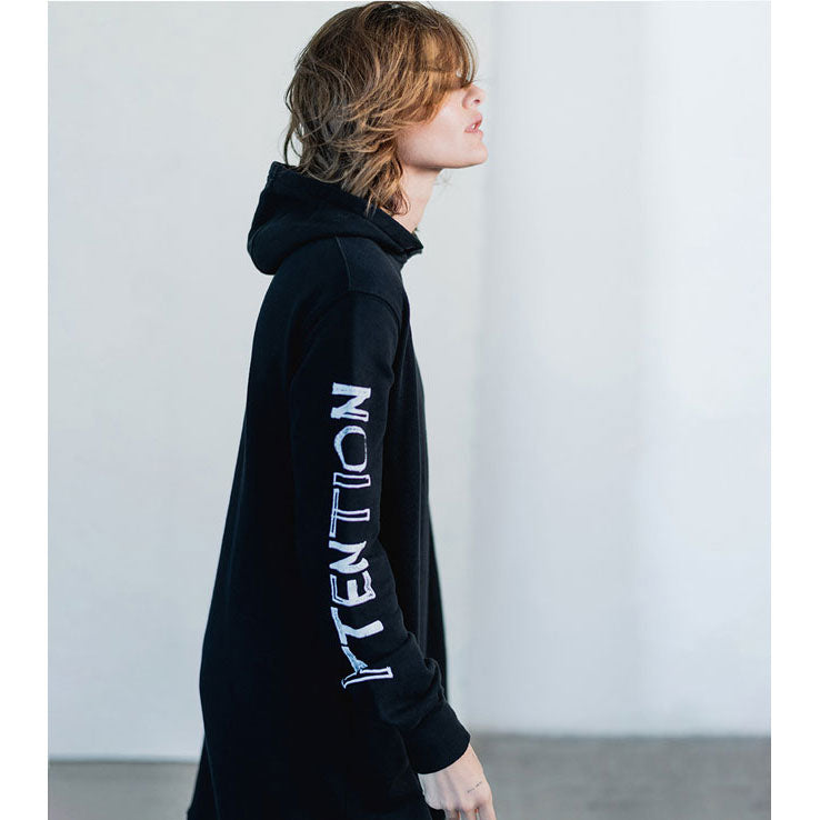 Nununu Black Womens Attention Hooded Dress