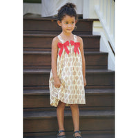 Pink Chicken Tennis Rackets Emma Lou Dress