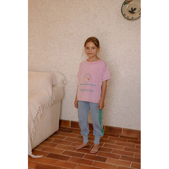 We are Kids Super Pink + Print Fresh Fruits Dylan Tee