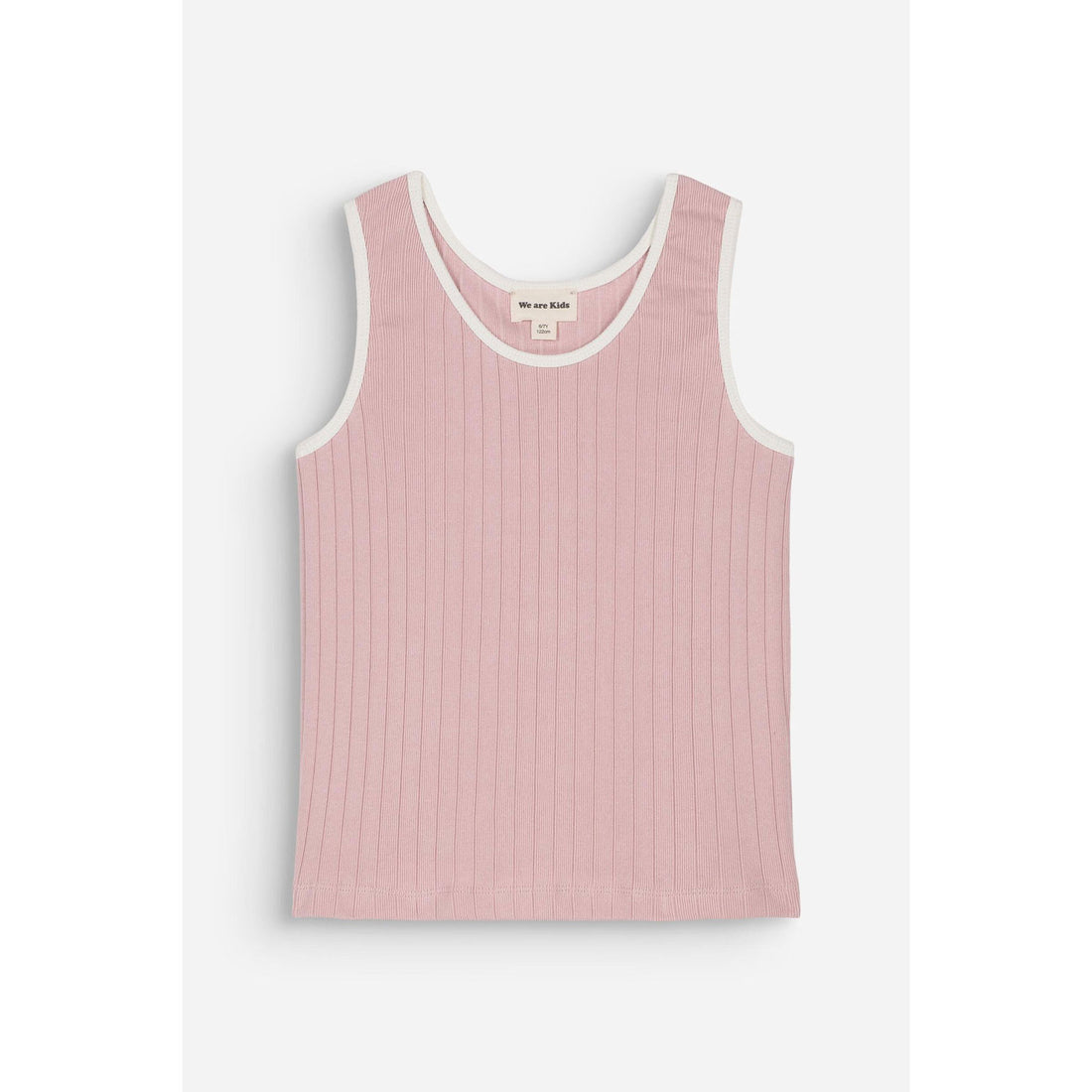 We are Kids Blush Ribbed Marcel Tank