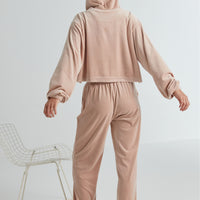 Designers Remix Toast Frances Cropped Hoodie