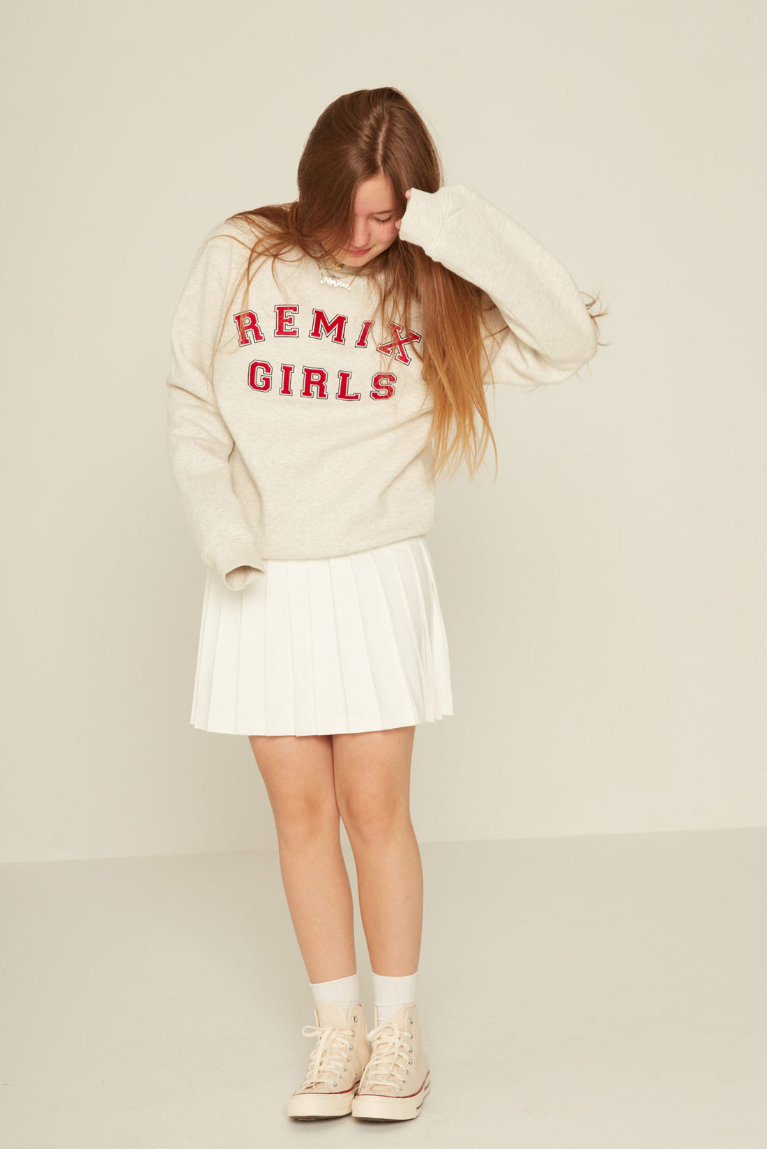 Designers Remix Heather Grey Willie Sweatshirt