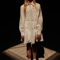 Designers Remix Cream Sandra Short Lace Dress