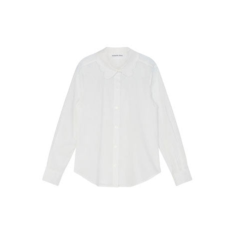 Designers Remix Cream Sandra Scallop Shirt