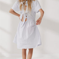 Designers Remix Blue Striped Umbria Dress