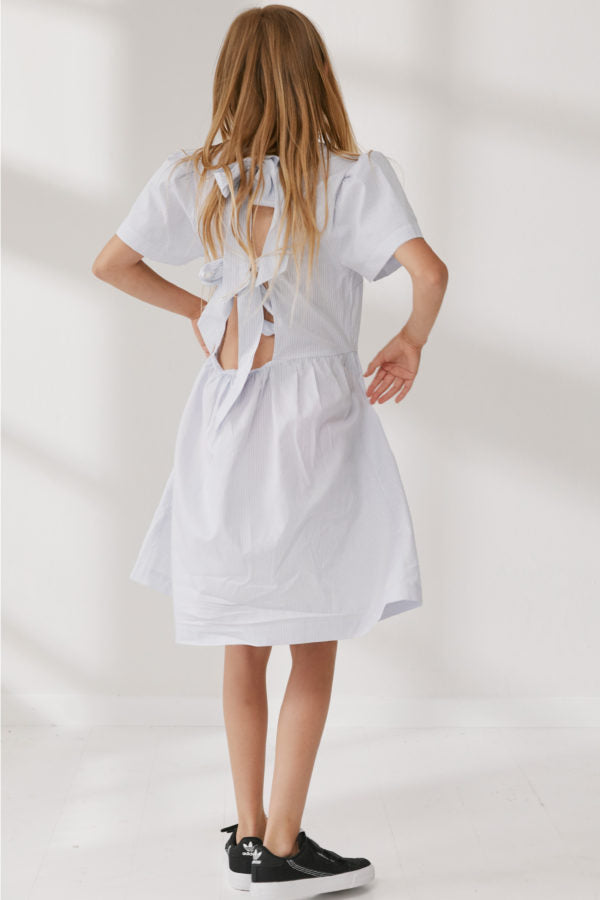 Designers Remix Blue Striped Umbria Dress