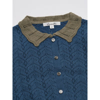 Louisiella Abel Knit Cardigan- Blue