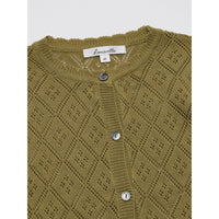 Louisiella Bellute Knit Cardigan- Olive