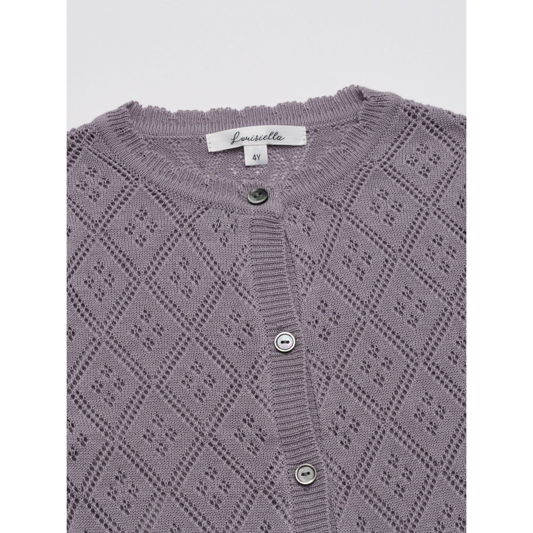 Louisiella Bellute Knit Cardigan- Violet