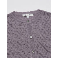 Louisiella Bellute Knit Cardigan- Violet
