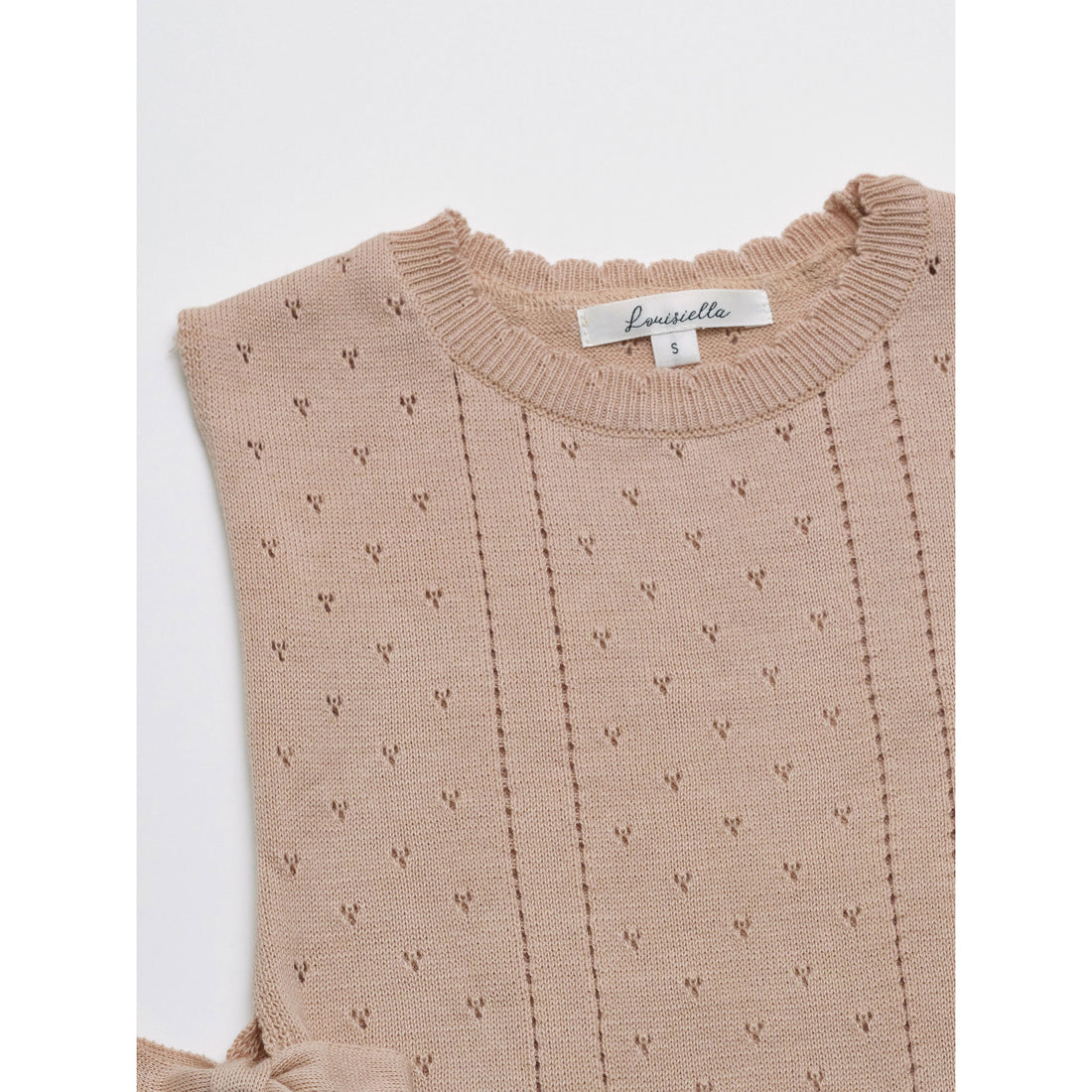 Louisiella Davian Knit Vest- Pink