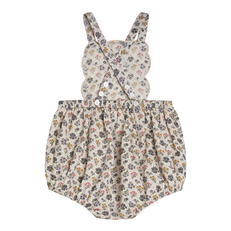 Little Cotton Clothes Achillea Floral Dhalia Romper