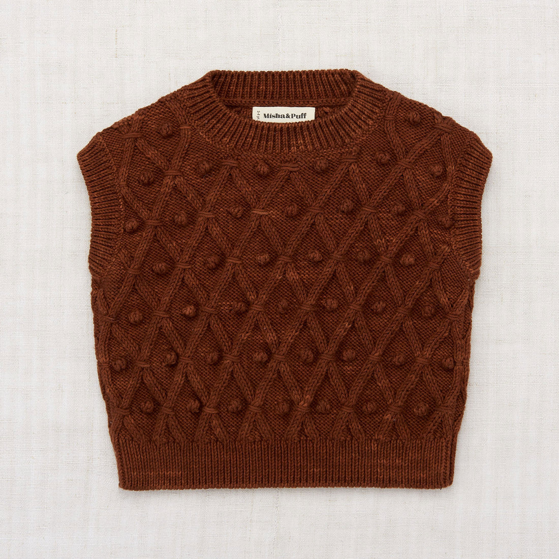 Misha and Puff Cedar Diamond Popcorn Vest