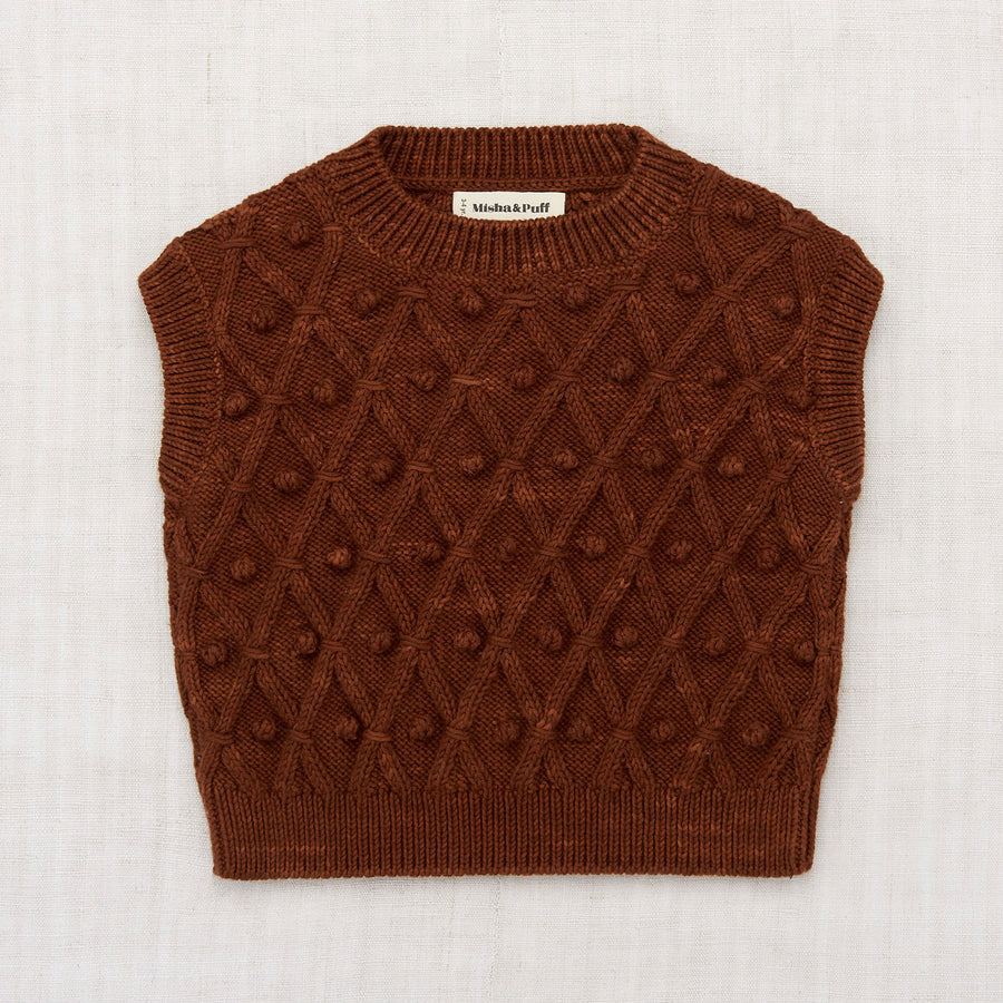 Misha and Puff Cedar Diamond Popcorn Vest