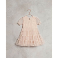 Noralee Powder-Pink Dottie Dress | Flocked Hearts