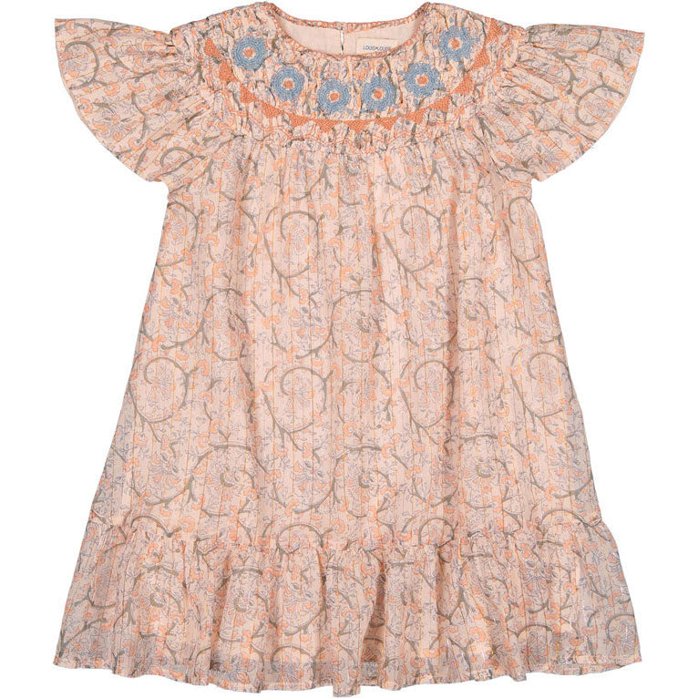 Louis Louise Light Pink Indian Lurex Aurora Dress
