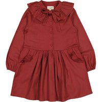 Louis Louise Brick Twill Dots Caro Dress