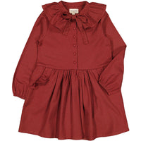 Louis Louise Brick Twill Dots Caro Dress