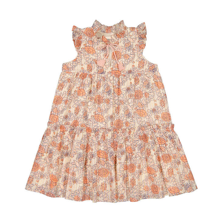 Louis Louise Pink Indian Flower Goa Dress