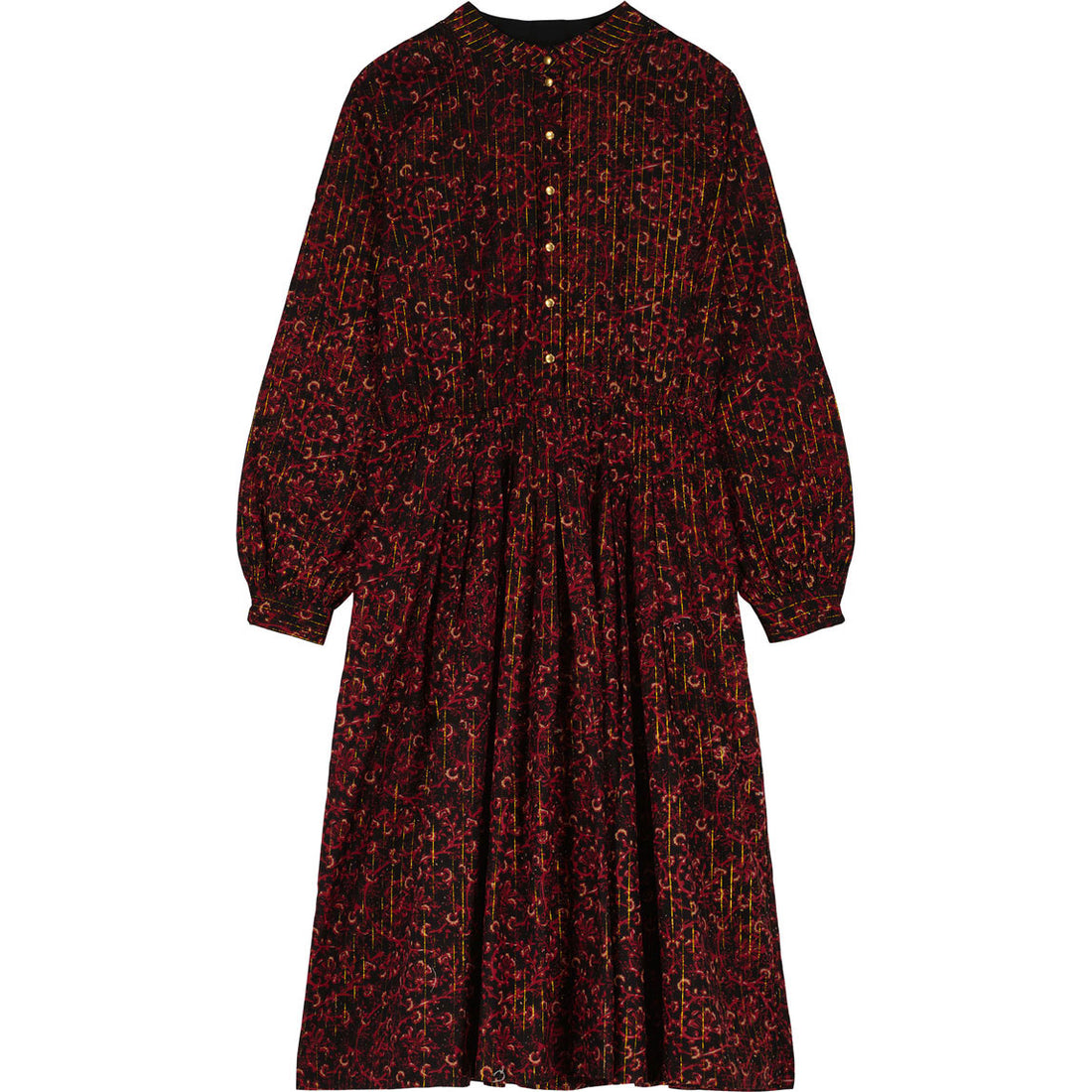 Louis Louise Black Indian Stripe Lurex Katharinette Women&
