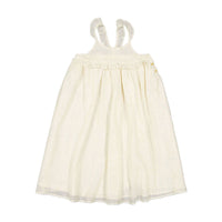 Louis Louise Vanilla Striped Lurex Liv Dress