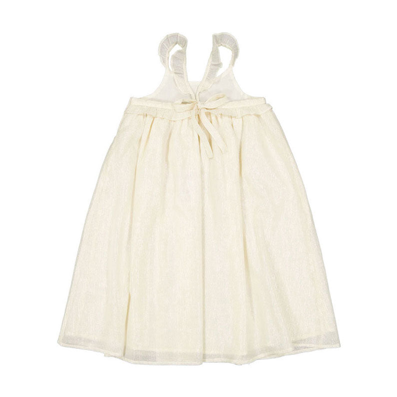 Louis Louise Vanilla Striped Lurex Liv Dress