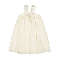 Louis Louise Vanilla Striped Lurex Liv Dress