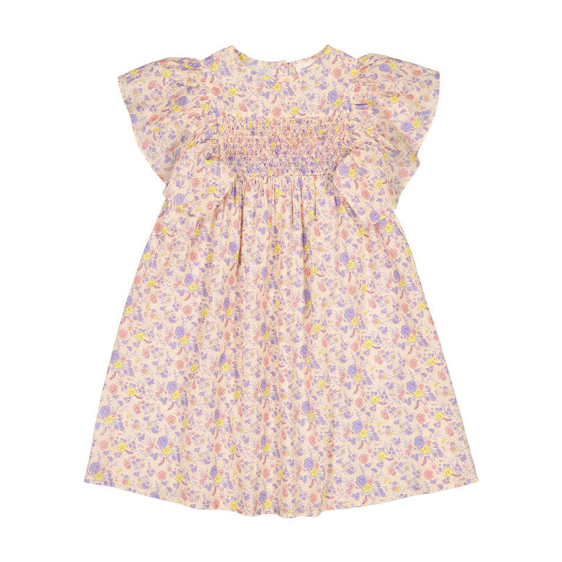 Louis Louise Mauve Romantic Flower Mickaela Dress