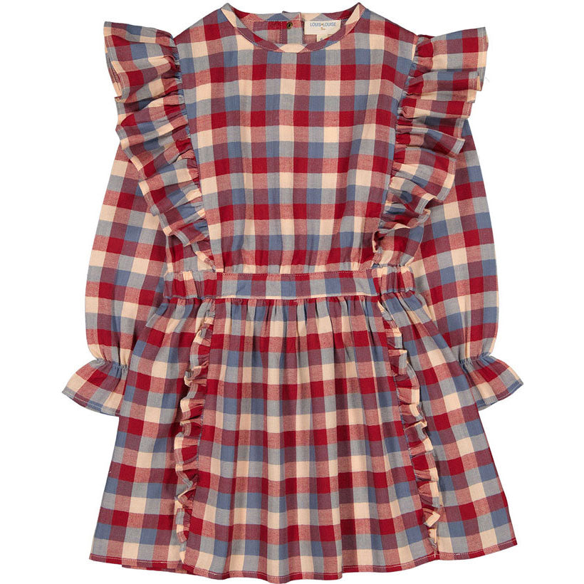 Louis Louise Plaid Twill Olympe Dress