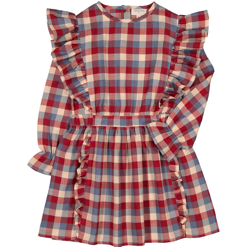 Louis Louise Plaid Twill Olympe Dress