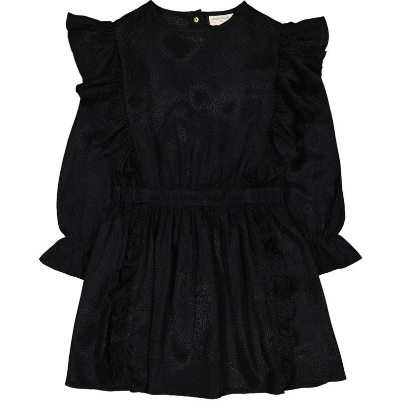Louis Louise Black Viscose Olympe Dress