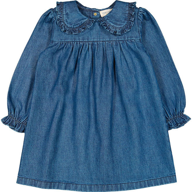 Louis Louise Denim Blue Twist Dress