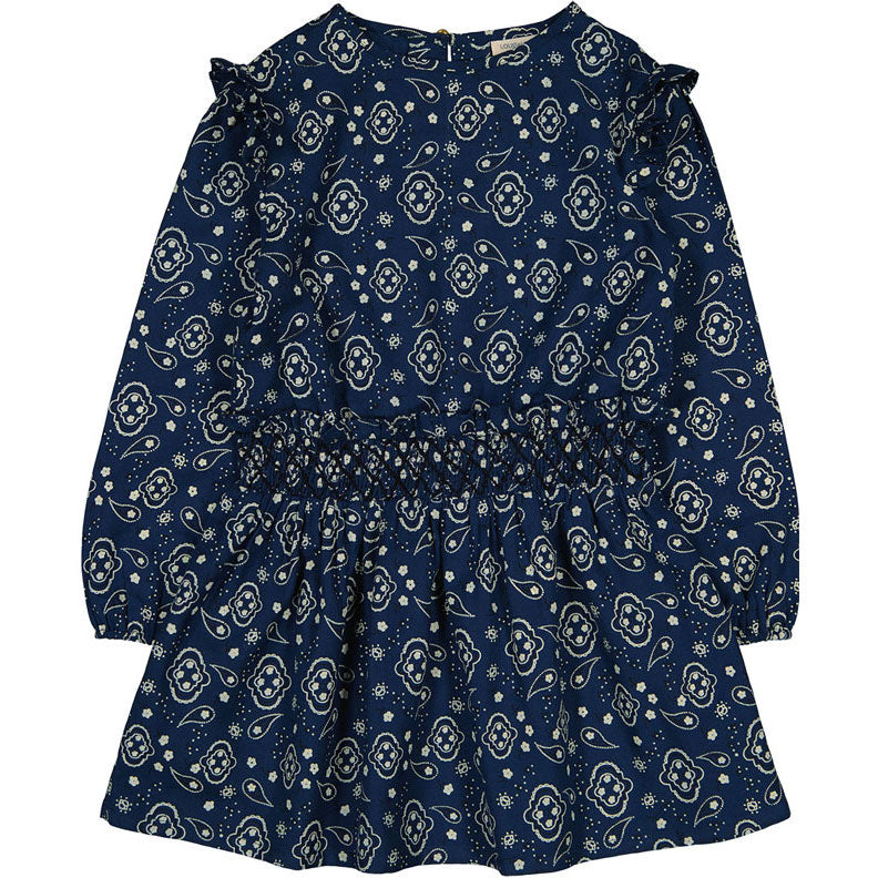 Louis Louise Navy Bandana Twill Uma Dress