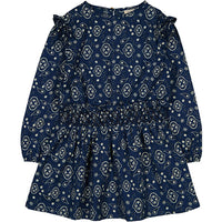 Louis Louise Navy Bandana Twill Uma Dress