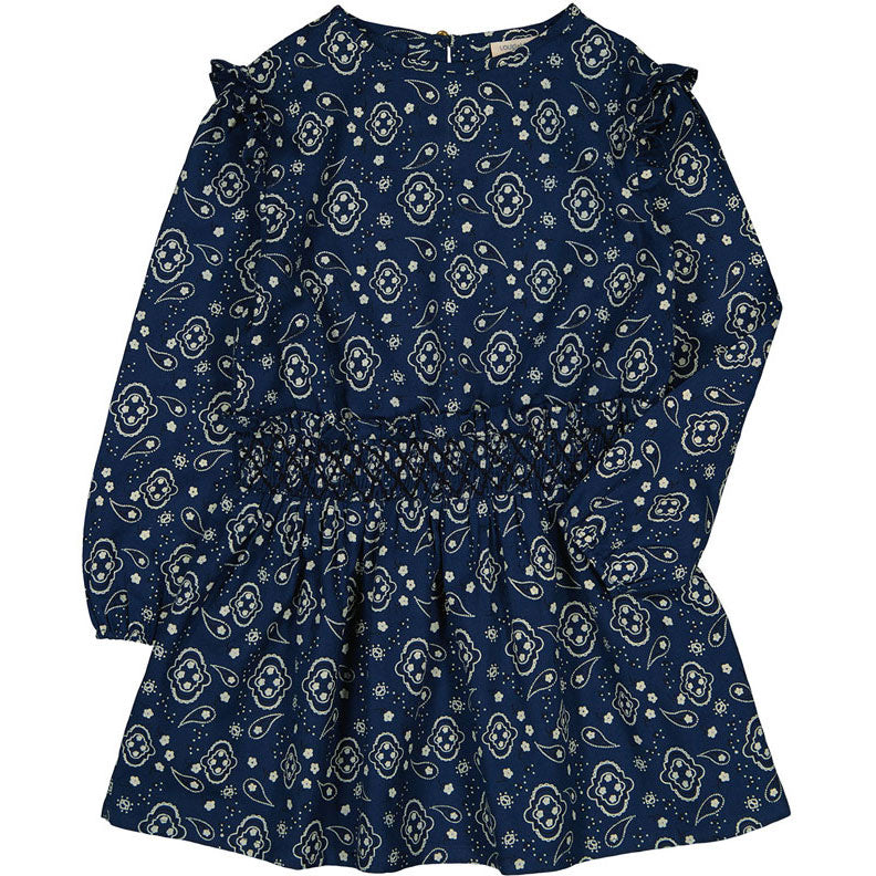 Louis Louise Navy Bandana Twill Uma Dress