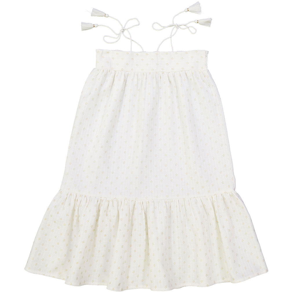 Louis Louise Gold Dots Zoe Sundress