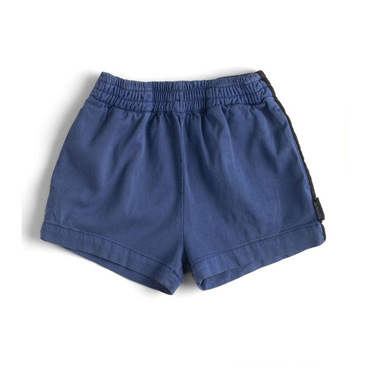 NUNUNU Blue Drill Shorts