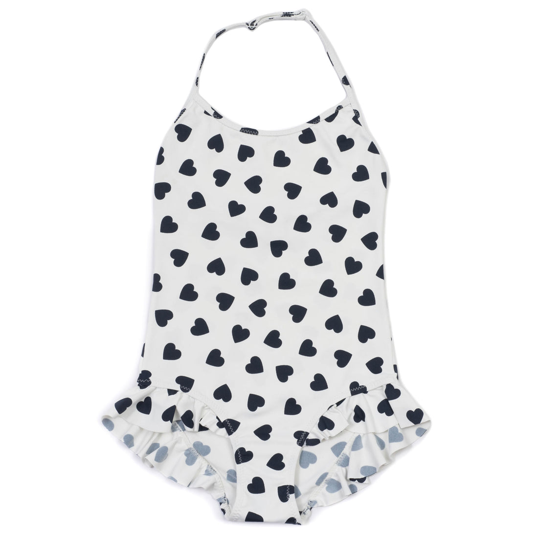 Bonton Marine Heart Print Swimsuit