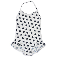 Bonton Marine Heart Print Swimsuit