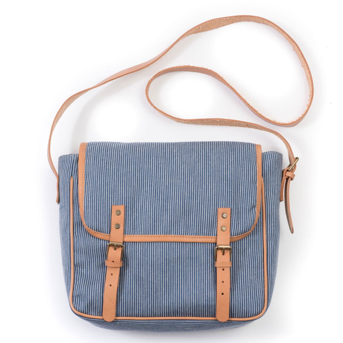 Bonton Blue Seersucker Bag